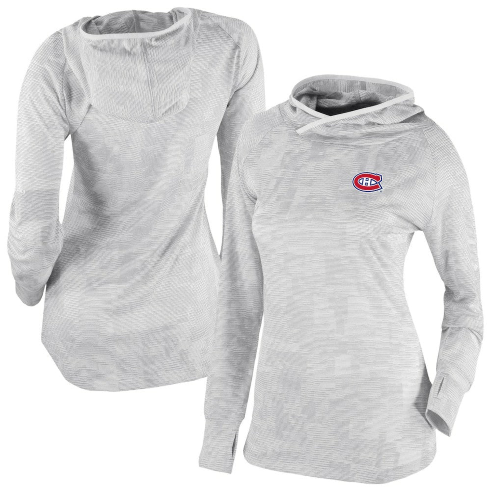 Montreal Canadiens - Columbia Women's Omni-Wick Sunday Ball Pullover Hoodie White