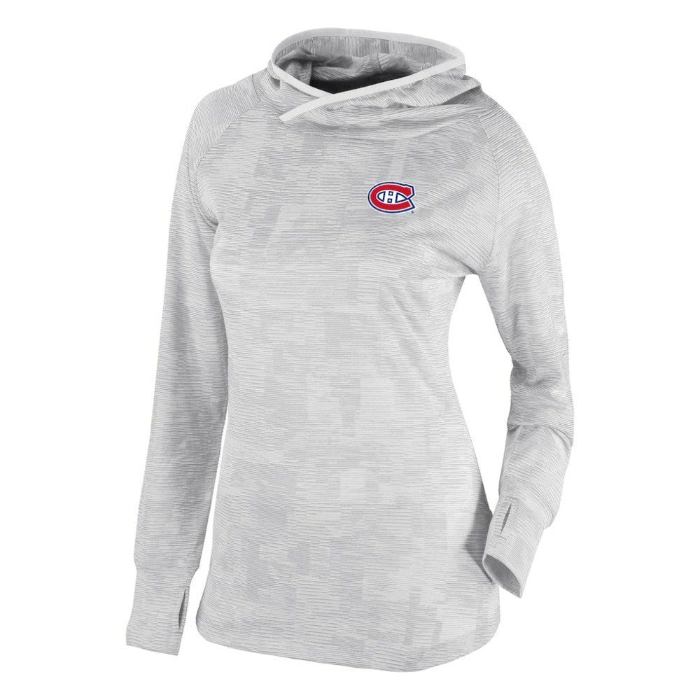 Montreal Canadiens - Columbia Women's Omni-Wick Sunday Ball Pullover Hoodie White