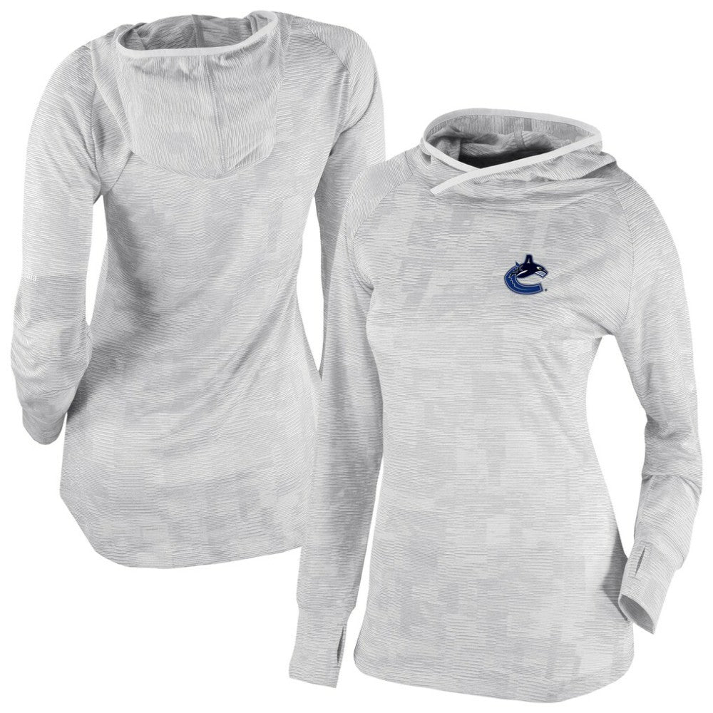 Vancouver Canucks - Columbia Women's Omni-Wick Sunday Ball Pullover Hoodie White