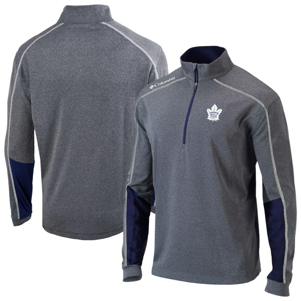 Toronto Maple Leafs - Columbia Omni-Wick Shotgun 2.0 Quarter-Zip Pullover Top Navy