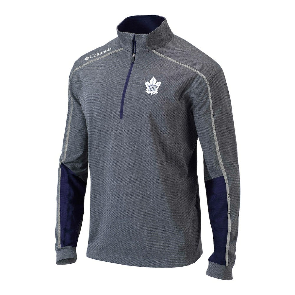Toronto Maple Leafs - Columbia Omni-Wick Shotgun 2.0 Quarter-Zip Pullover Top Navy