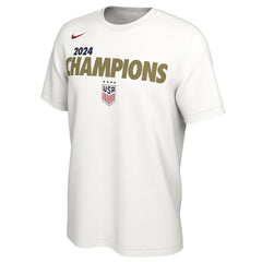 Nike USWNT 2024 Summer Olympics Gold Medal T-Shirts - White