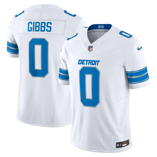 Jahmyr Gibbs Detroit Lions Vapor F.U.S.E. Limited Jersey - White | NFL Jerseys