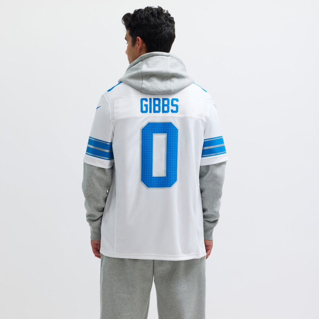 Jahmyr Gibbs Detroit Lions Vapor F.U.S.E. Limited Jersey White - Nike