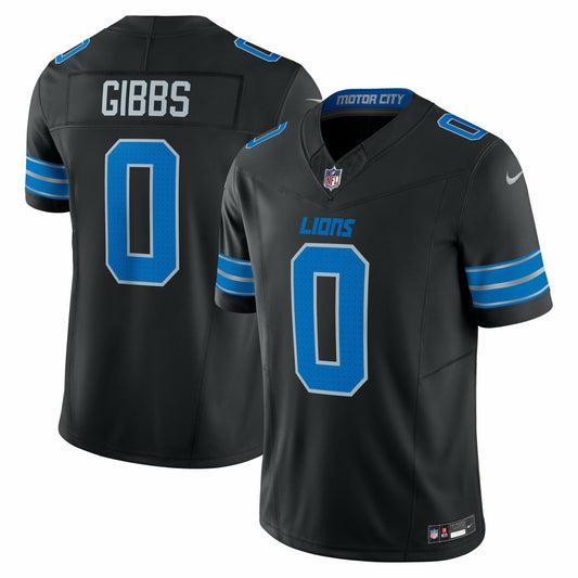 Jahmyr Gibbs Detroit Lions 2nd Alternate Vapor F.U.S.E. Limited Jersey - Black | NFL Jerseys