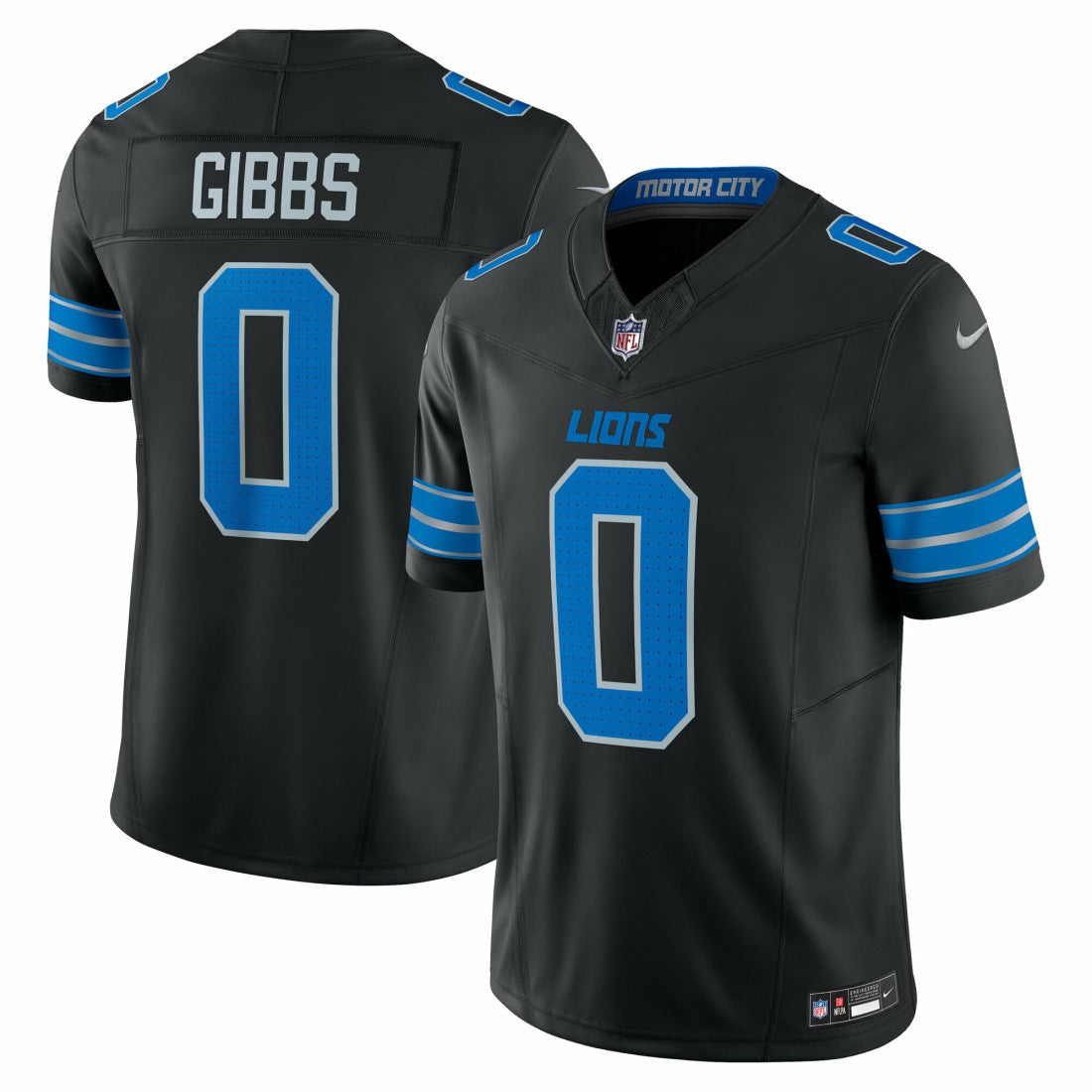 Jahmyr Gibbs Detroit Lions 2nd Alternate Vapor F.U.S.E. Limited Jersey Black - Nike
