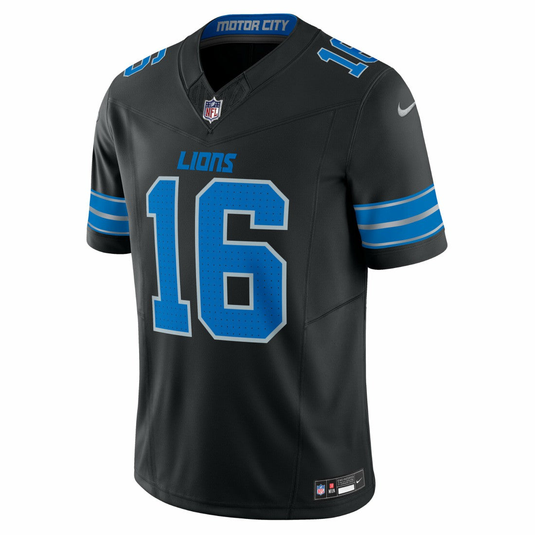 Jared Goff Detroit Lions Vapor F.U.S.E. Limited Jersey - Black | NFL Jerseys