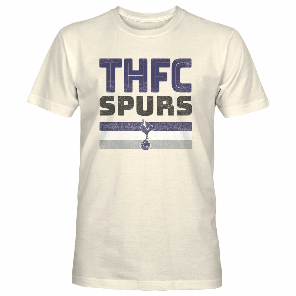 Tottenham Hotspur 1863FC Retro Stripes T-Shirts - Tan