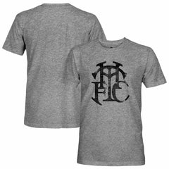Tottenham Hotspur 1863FC Retro Word Vintage Tri-Blend T-Shirts - Heather Gray