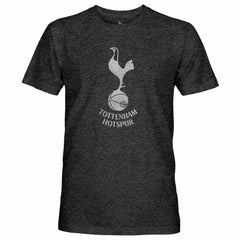 Tottenham Hotspur 1863FC Mono Badge Vintage Tri-Blend T-Shirts - Black