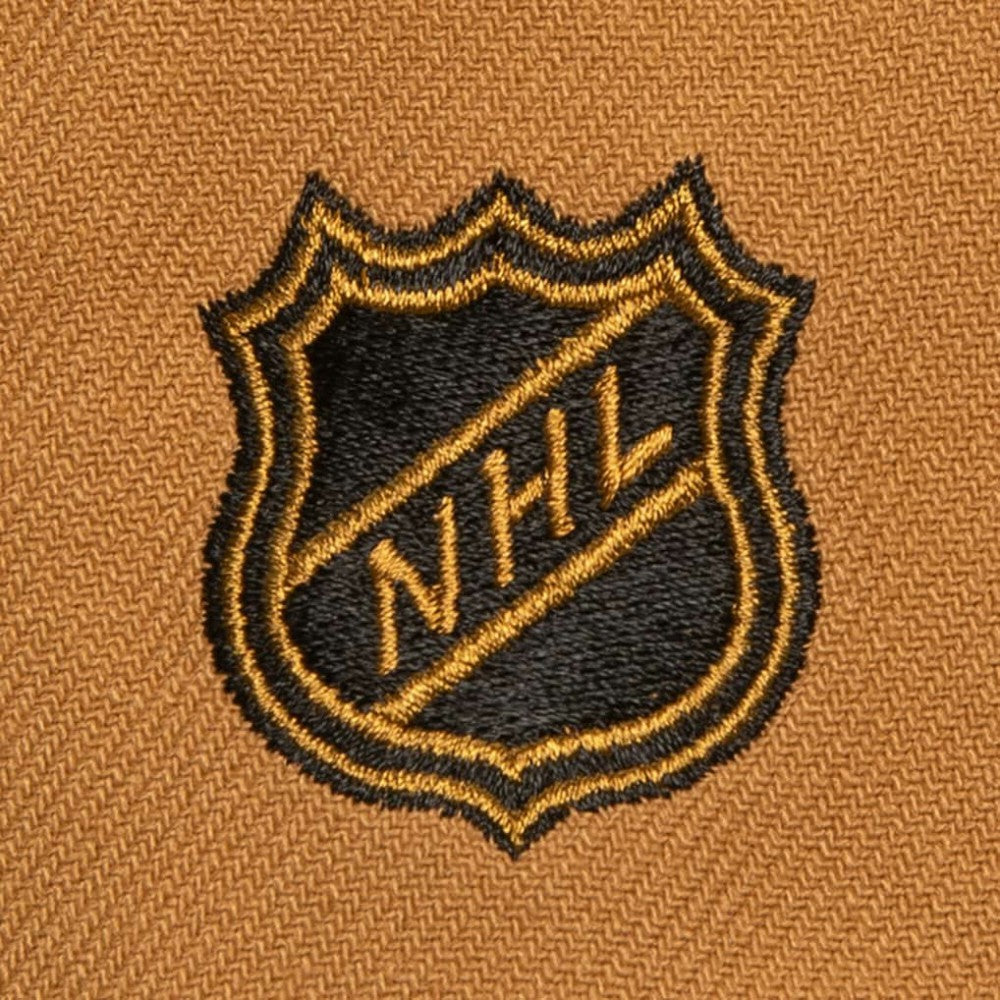Vegas Golden Knights Mitchell & Ness Soul Triple Up Snapback Hat Gold