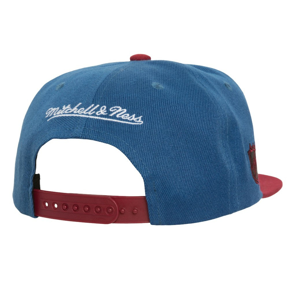 Colorado Avalanche - Mitchell & Ness Soul Triple Up Snapback Hat Light Blue