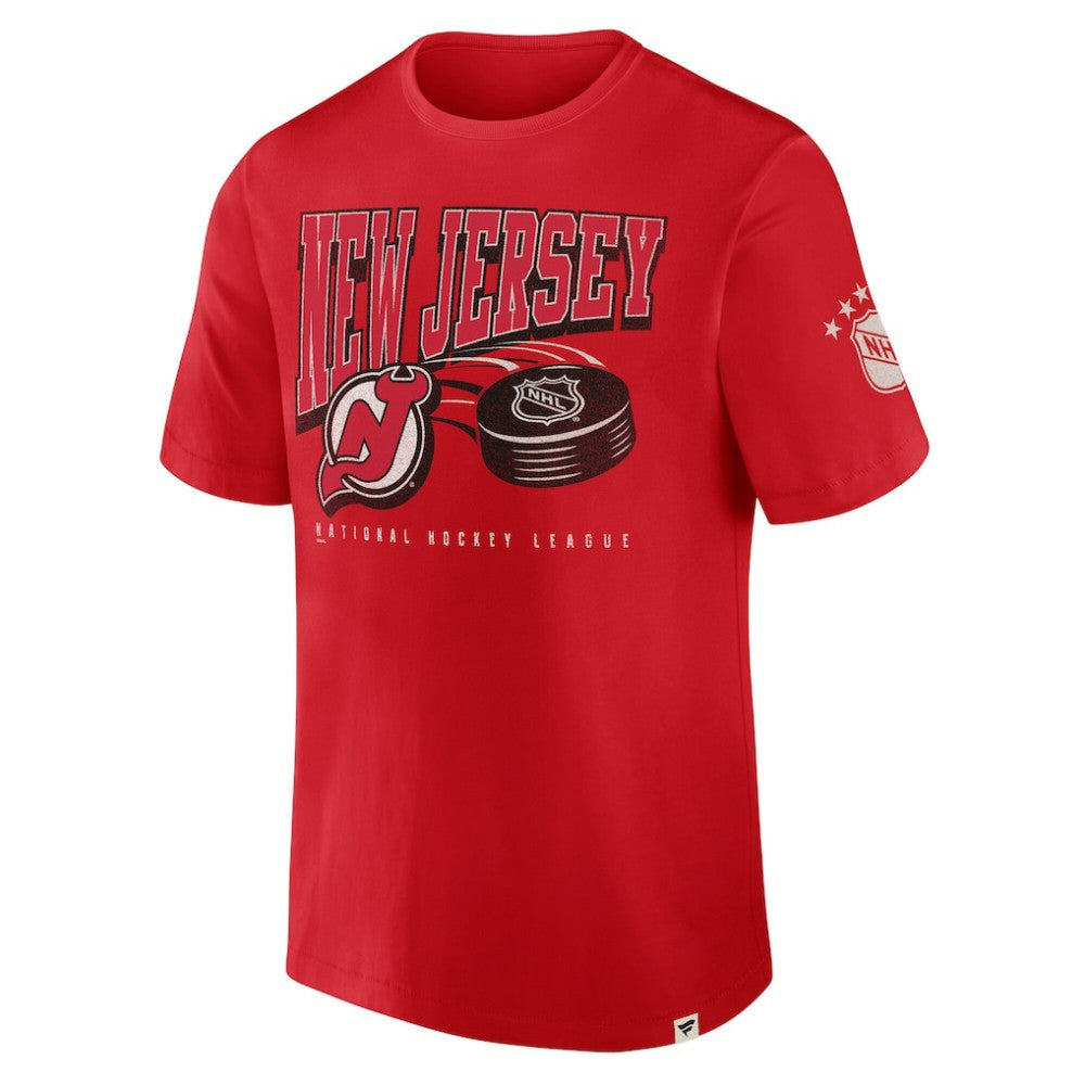 New Jersey Devils - Fanatics Decades Collection Made To Last T-Shirt Red