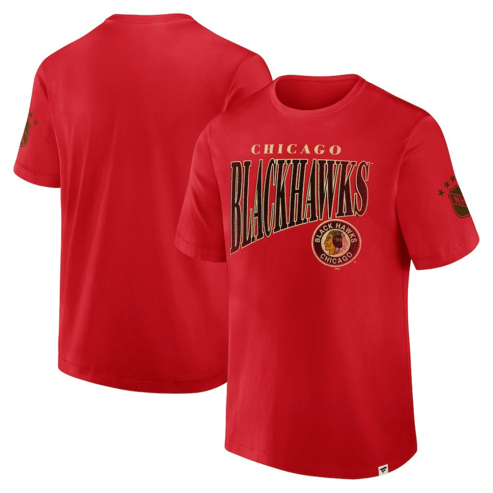 Chicago Blackhawks Fanatics Decades Collection Made To Last T-Shirt Red