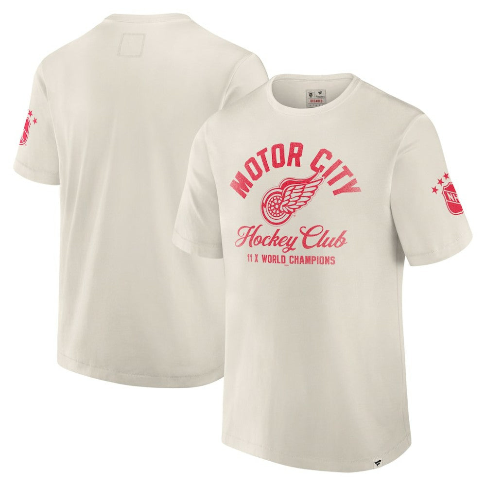 Detroit Red Wings - Fanatics Decades Collection Timeless T-Shirt White