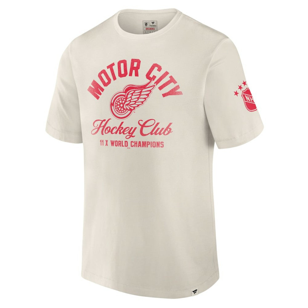 Detroit Red Wings - Fanatics Decades Collection Timeless T-Shirt White