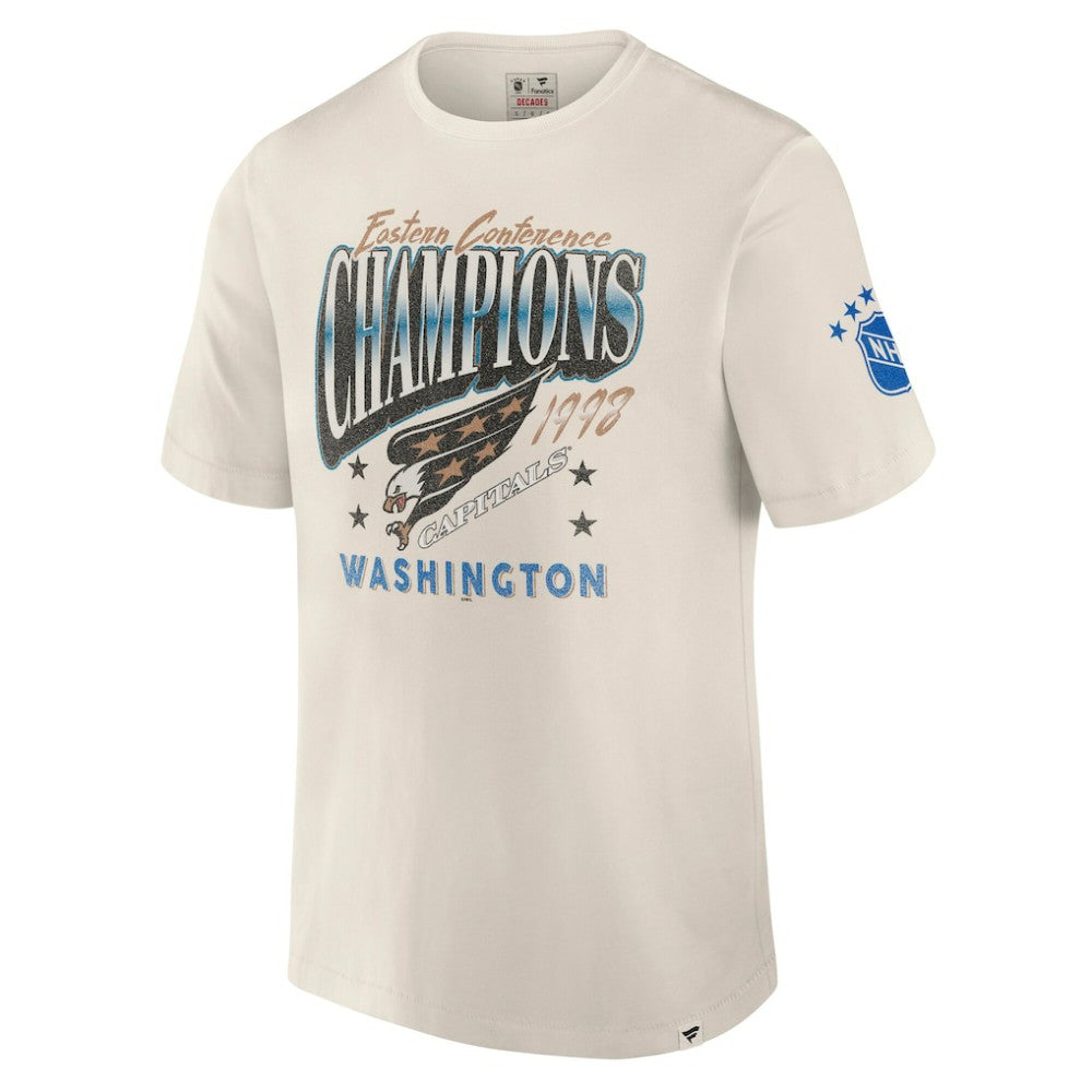 Washington Capitals Fanatics Decades Collection Timeless T-Shirt White