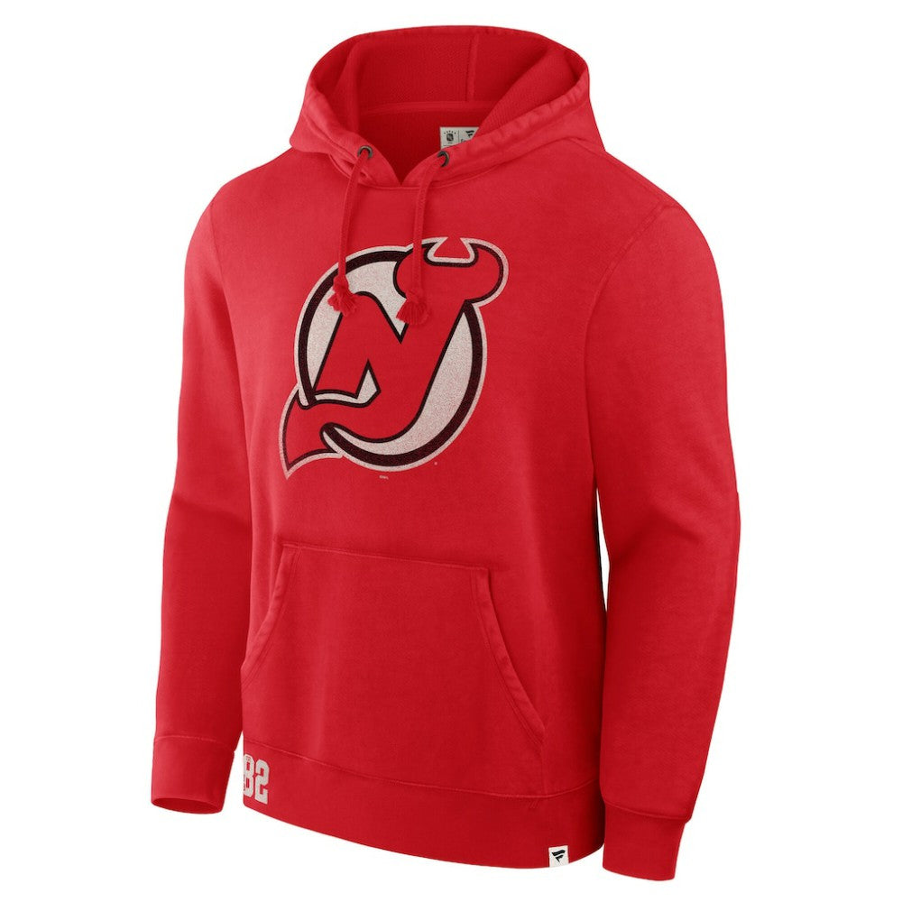 New Jersey Devils - Fanatics Decades Collection Tradition Hoodie Red