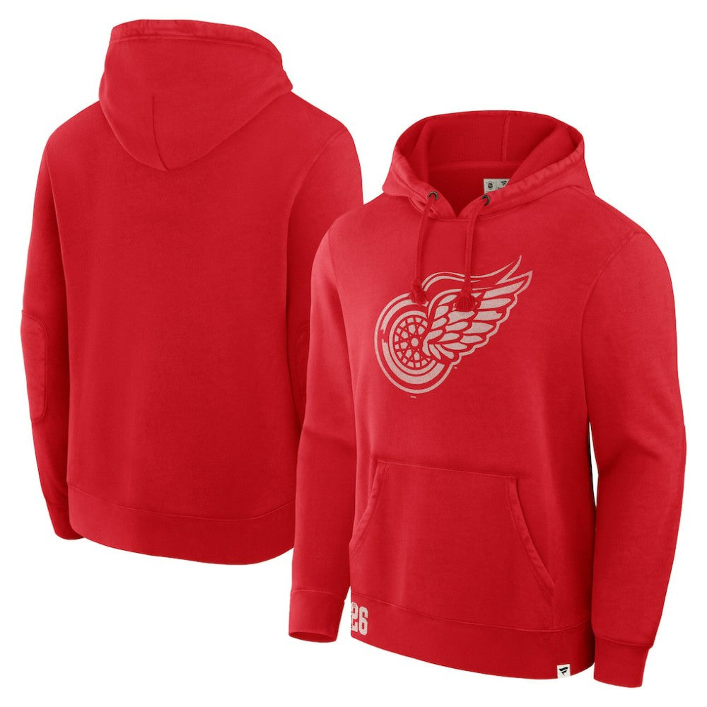 Detroit Red Wings - Fanatics Decades Collection Tradition Hoodie Red