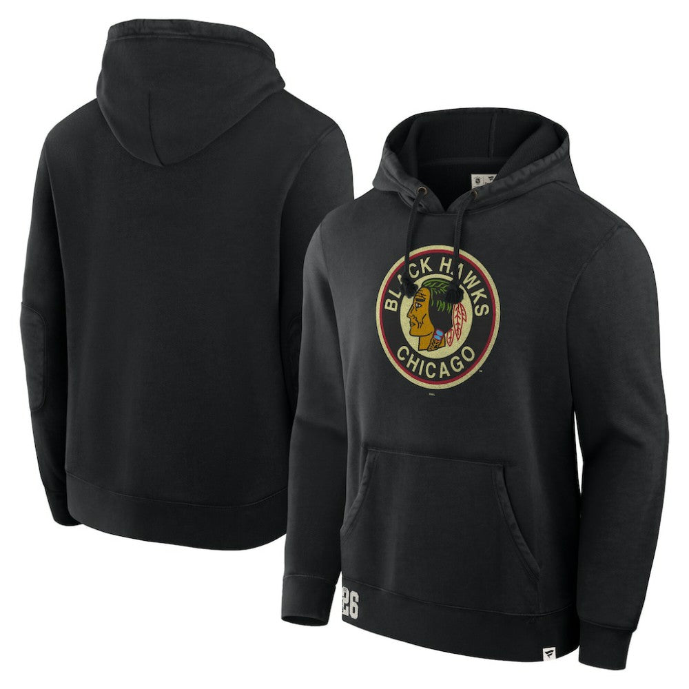 Chicago Blackhawks Fanatics Decades Collection Tradition Hoodie Black