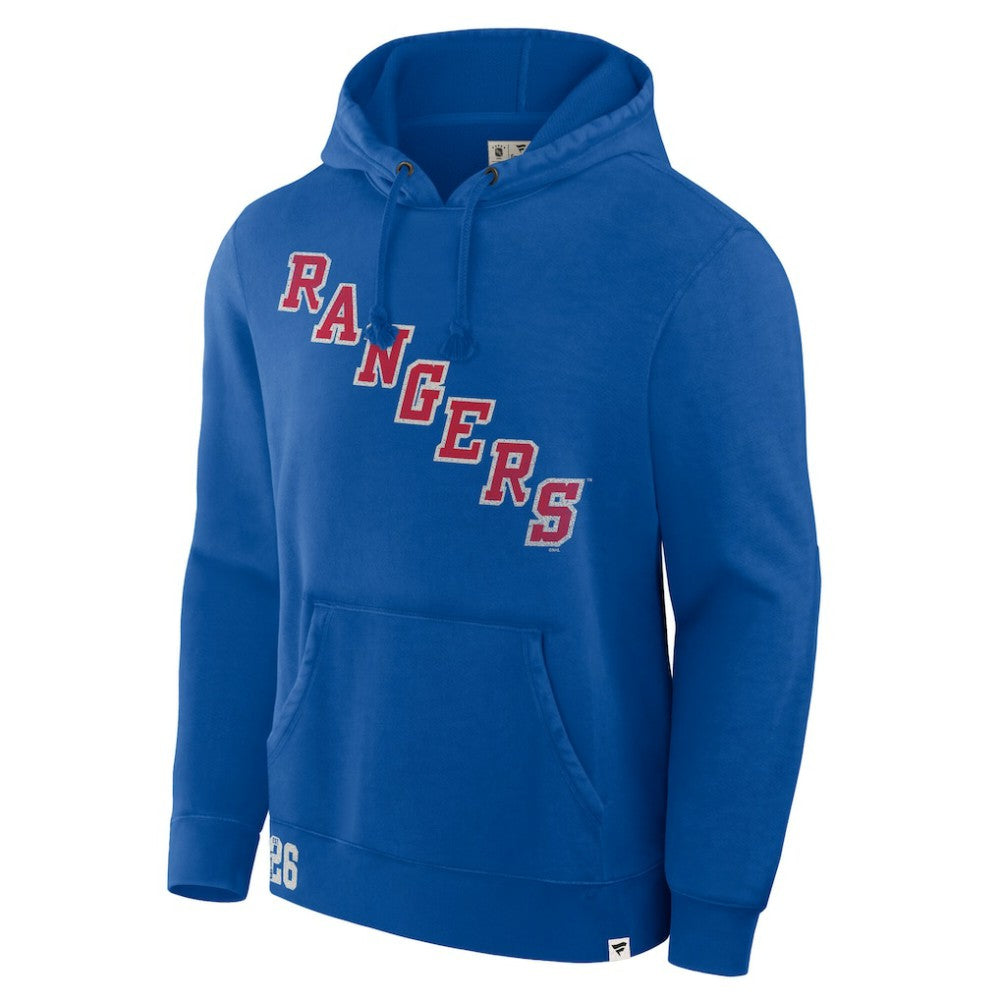 New York Rangers Fanatics Decades Collection Tradition Hoodie Blue