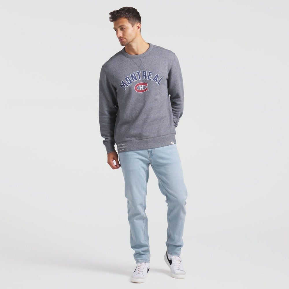 Montreal Canadiens - Fanatics Decades Collection Legendary Fleece Pullover Sweatshirt Heather Gray