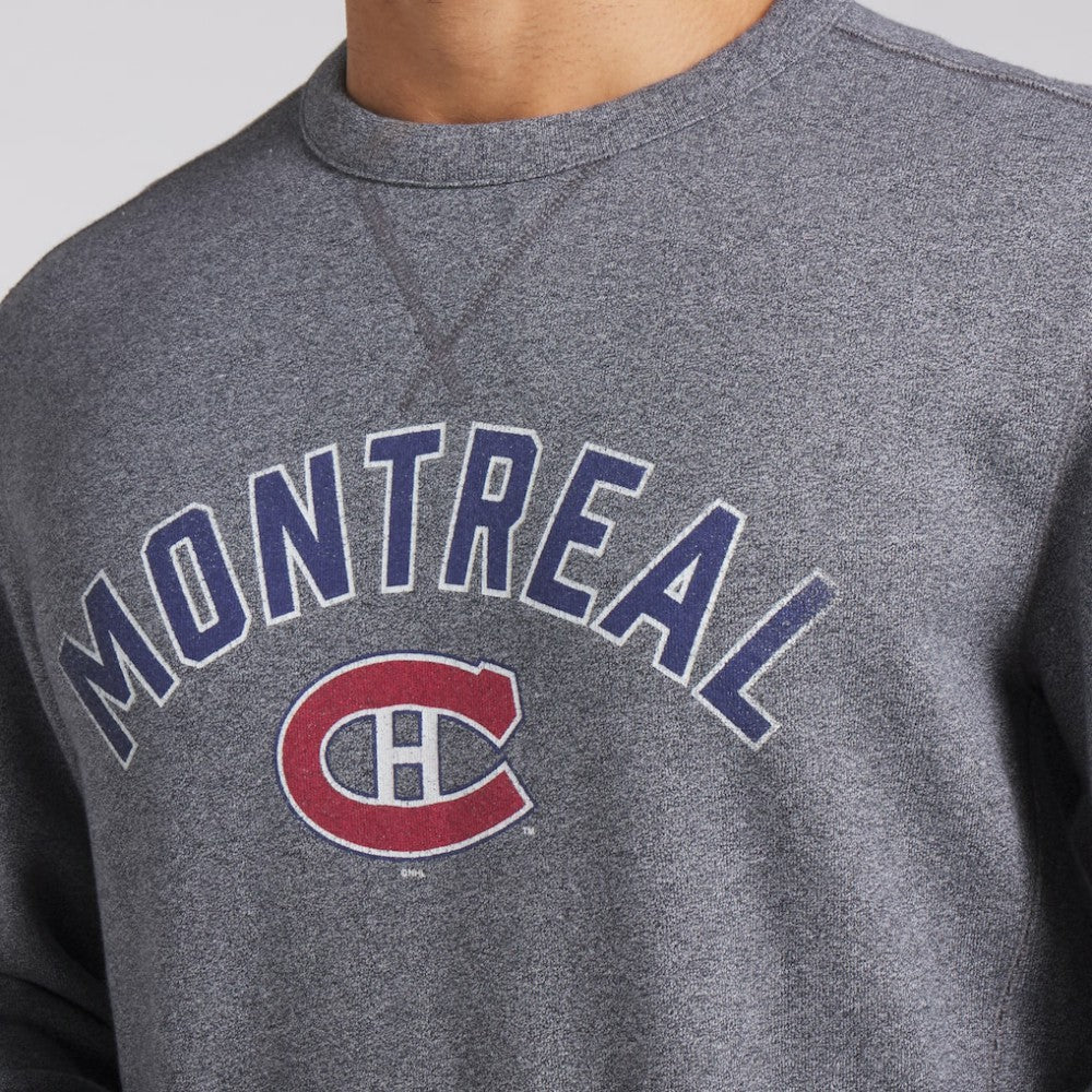 Montreal Canadiens - Fanatics Decades Collection Legendary Fleece Pullover Sweatshirt Heather Gray
