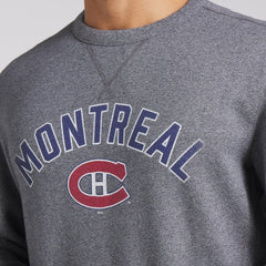 Montreal Canadiens - Fanatics Decades Collection Legendary Fleece Pullover Sweatshirt Heather Gray