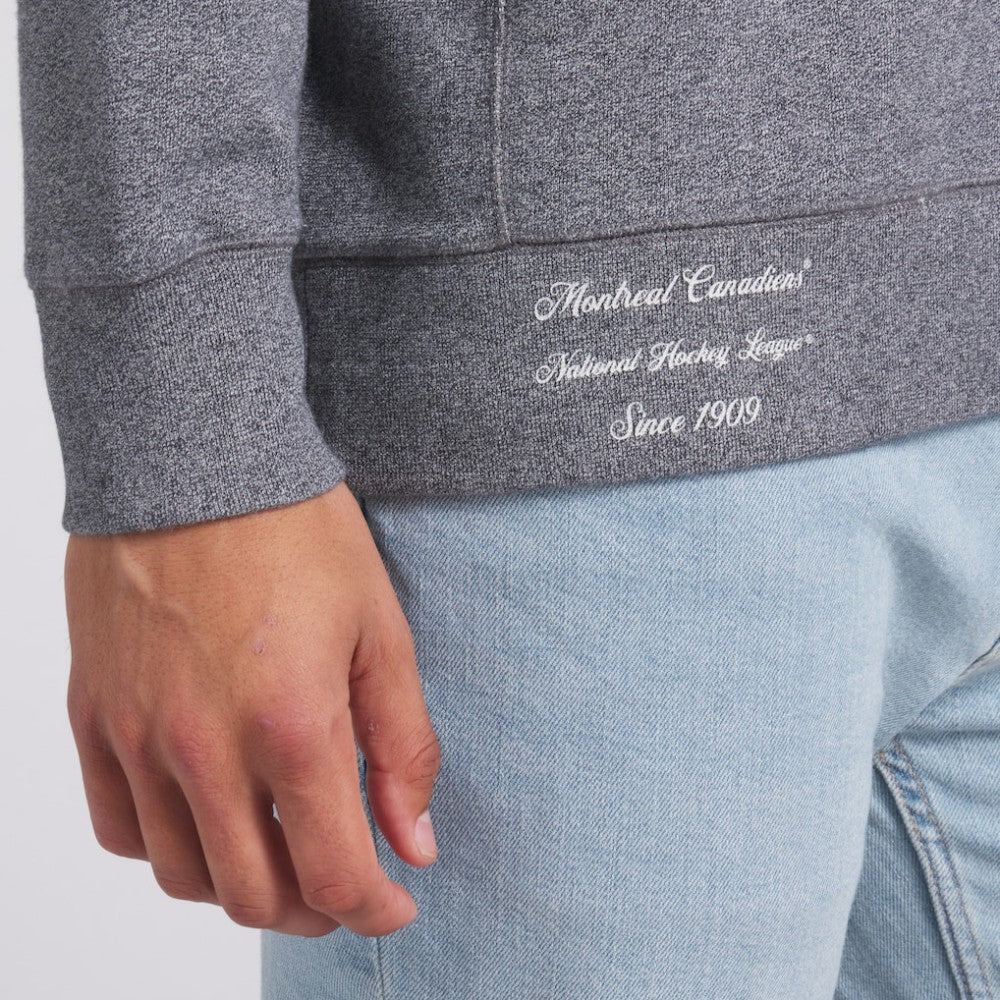 Montreal Canadiens - Fanatics Decades Collection Legendary Fleece Pullover Sweatshirt Heather Gray