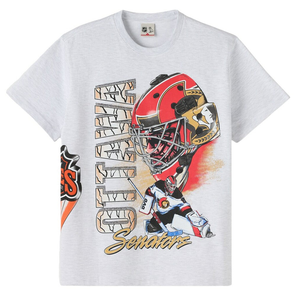 Ottawa Senators - OVO x NHL Retro T-Shirt Heather Gray