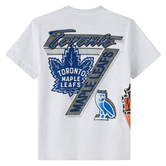 Toronto Maple Leafs - OVO x NHL Retro T-Shirt Heather Gray