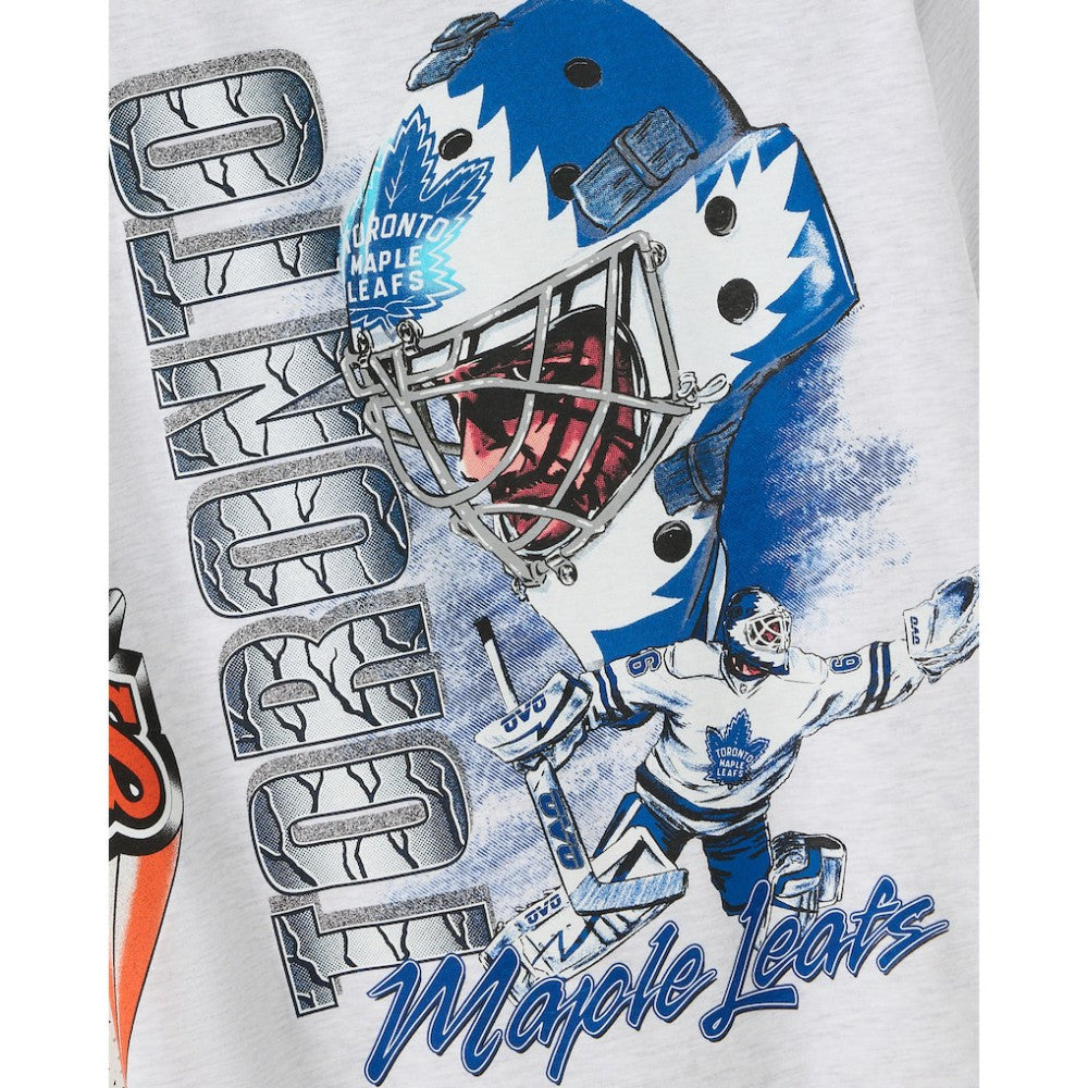 Toronto Maple Leafs - OVO x NHL Retro T-Shirt Heather Gray