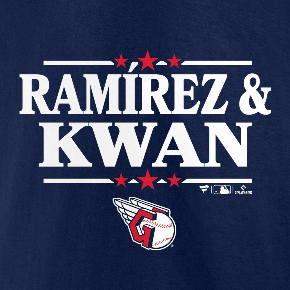 Jose Ramirez & Steven Kwan Cleveland Guardians Election Player T-Shirt Online