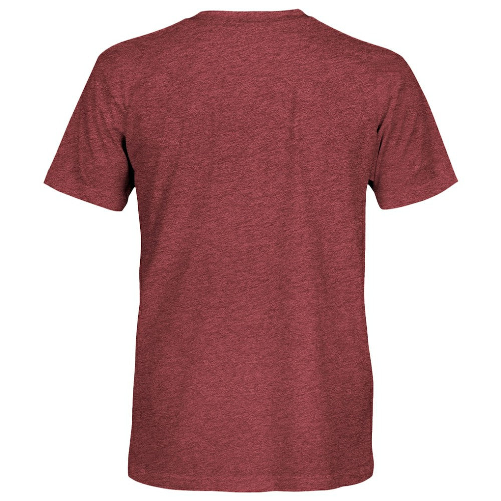 Manchester City 1863FC Mono Badge Retro Tri-Blend T-Shirts - Maroon