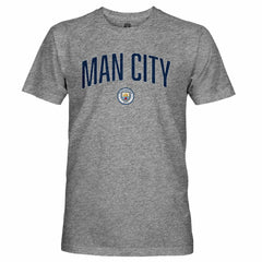 Manchester City 1863FC Wordmark Retro Tri-Blend T-Shirts - Heather Gray