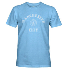 Manchester City 1863FC Team Arch Retro Tri-Blend T-Shirts - Sky Blue