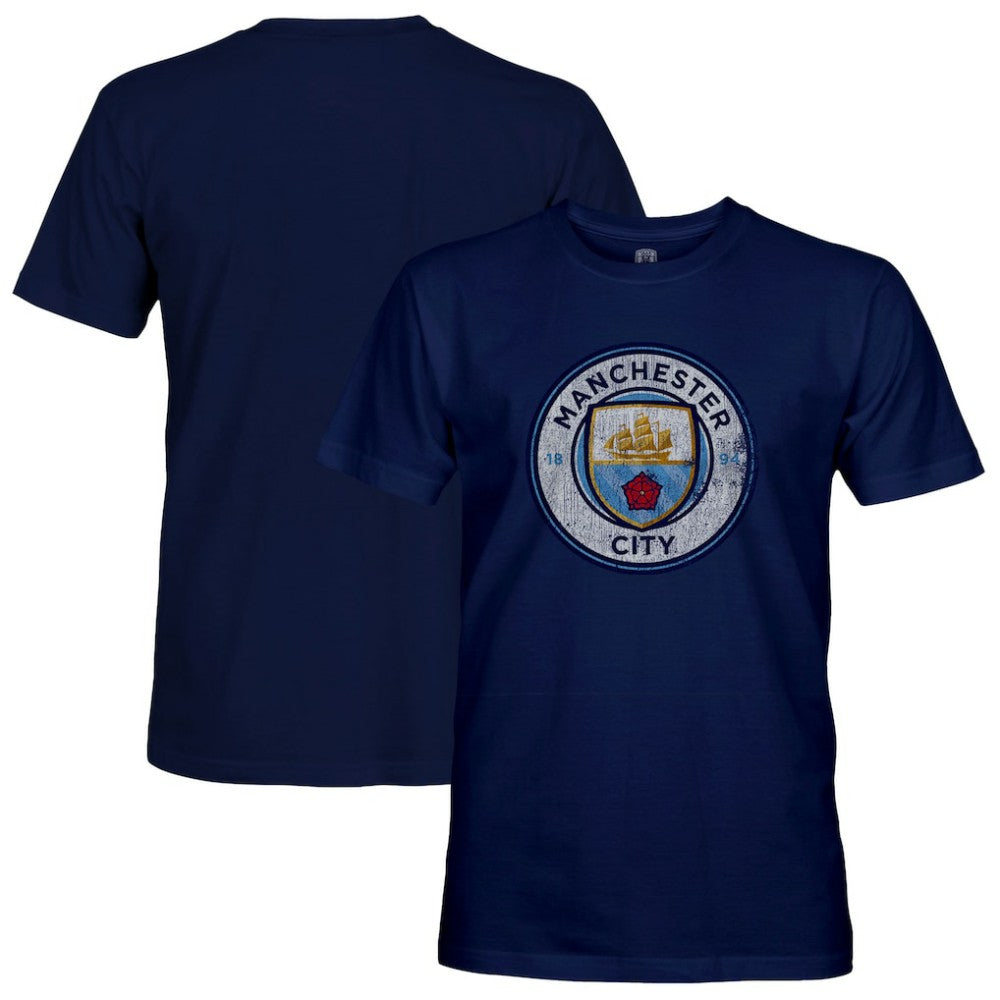 Manchester City 1863FC Badge T-Shirts - Navy