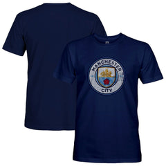 Manchester City 1863FC Badge T-Shirts - Navy