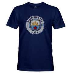 Manchester City 1863FC Badge T-Shirts - Navy