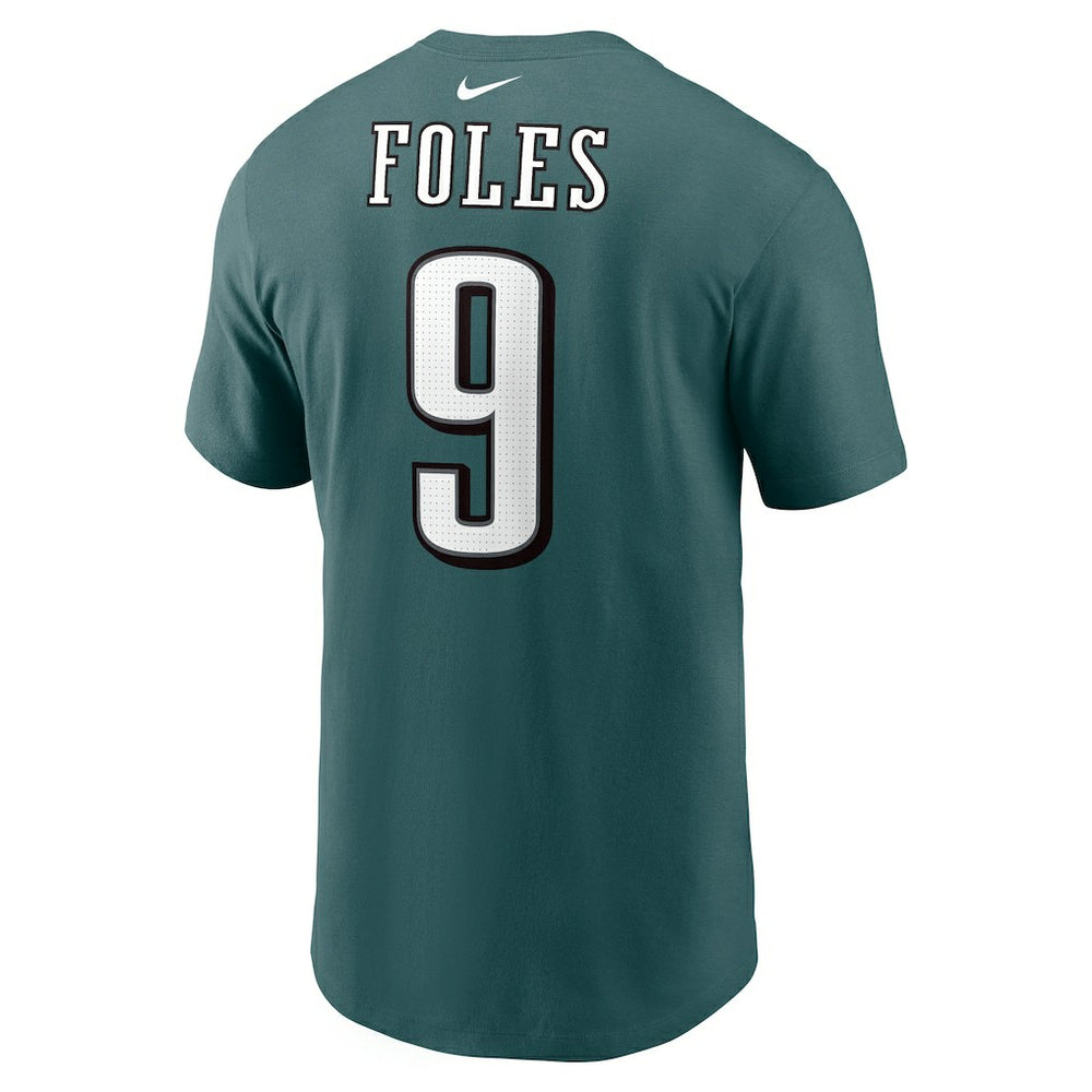 Nick Foles Philadelphia Eagles Retired Player Name & Number T-Shirt Midnight Green - Nike
