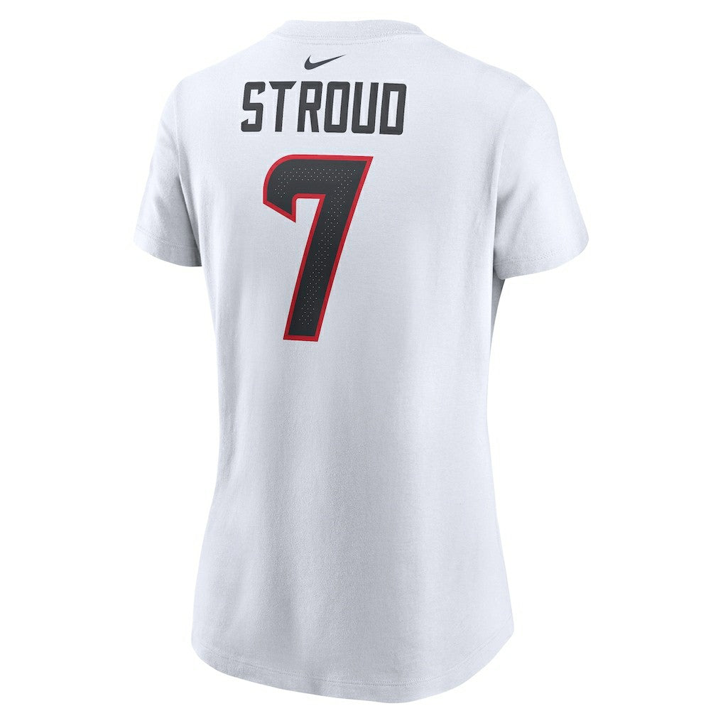 C.J. Stroud Houston Texans Women's Player Name & Number T-Shirt White - Nike