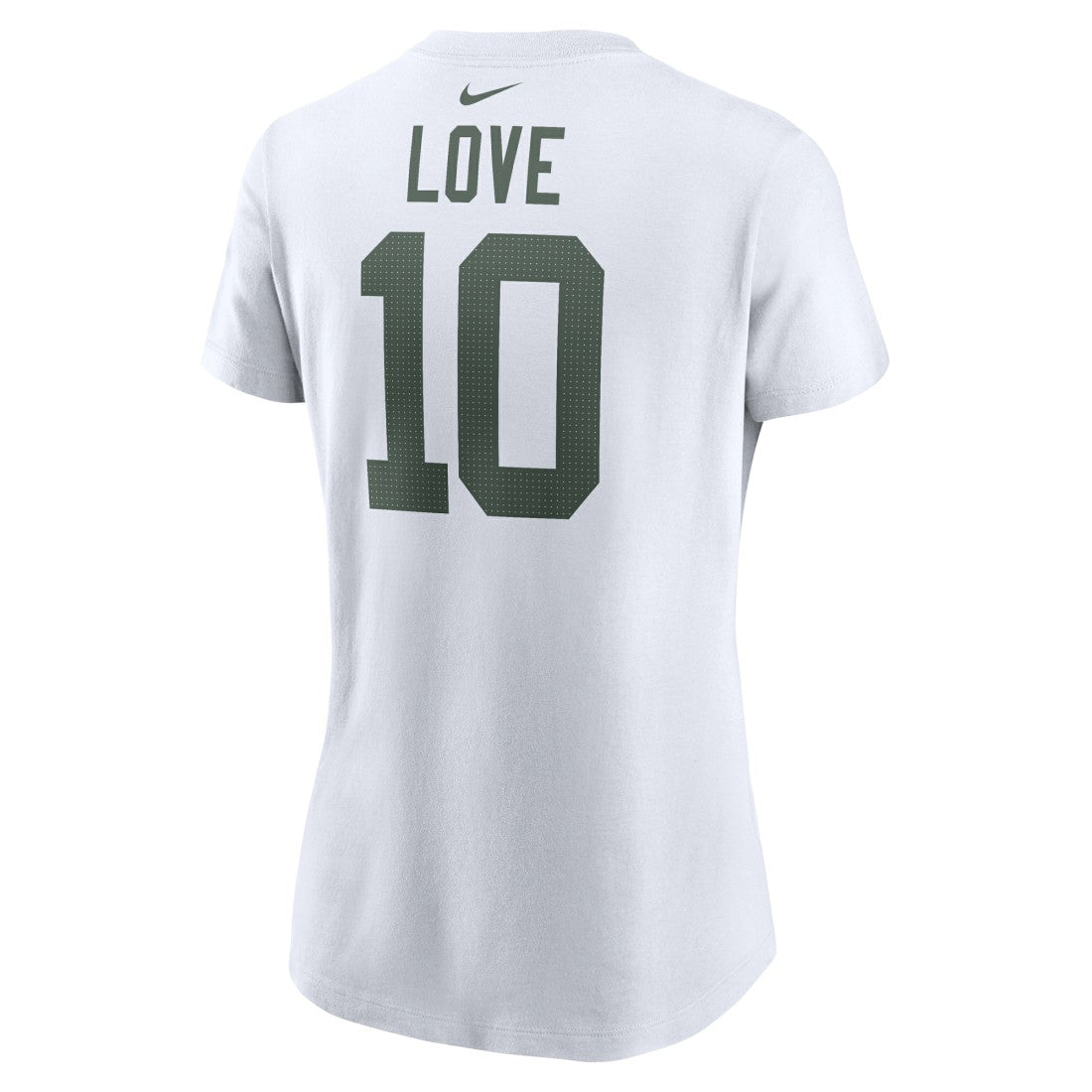 Jordan Love Green Bay Packers Women's Player Name & Number T-Shirt White - Nike