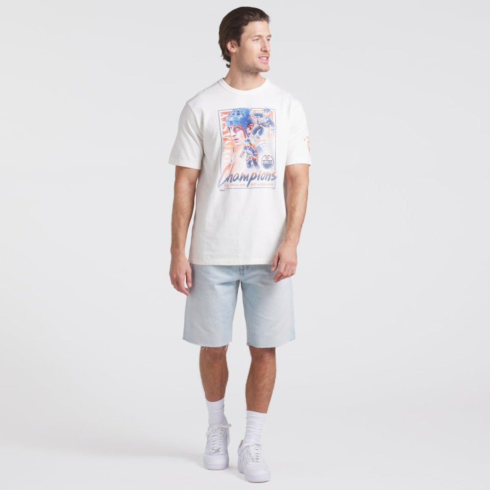 Edmonton Oilers - Fanatics Decades Collection Timeless T-Shirt White
