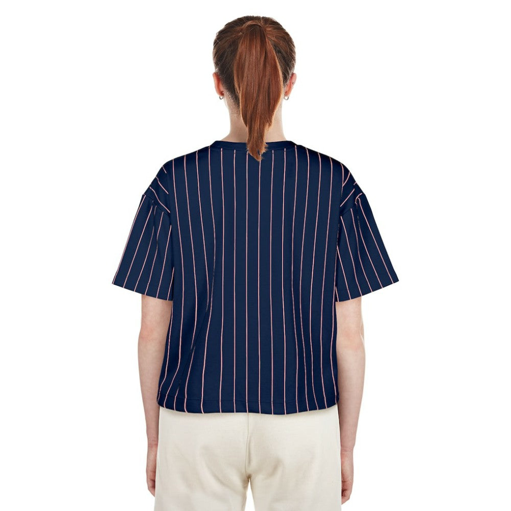 Washington Nationals New Era Women's 2025 City Connect Pinstripe T-Shirt Online