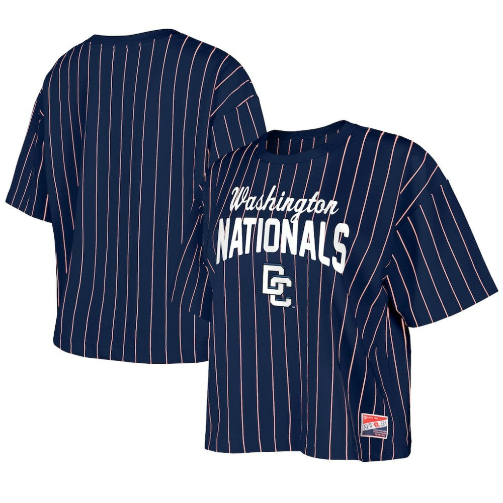 Washington Nationals New Era Women's 2025 City Connect Pinstripe T-Shirt Online