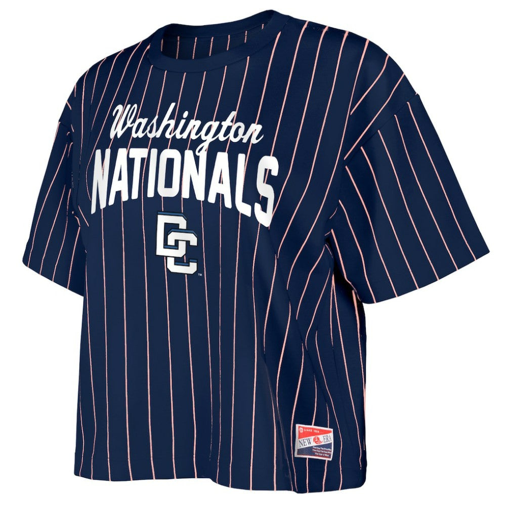 Washington Nationals New Era Women's 2025 City Connect Pinstripe T-Shirt Online