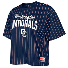 Washington Nationals New Era Women's 2025 City Connect Pinstripe T-Shirt Online