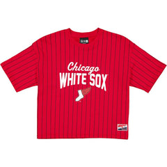 Chicago White Sox New Era Women's 2025 City Connect Pinstripe T-Shirt Sale