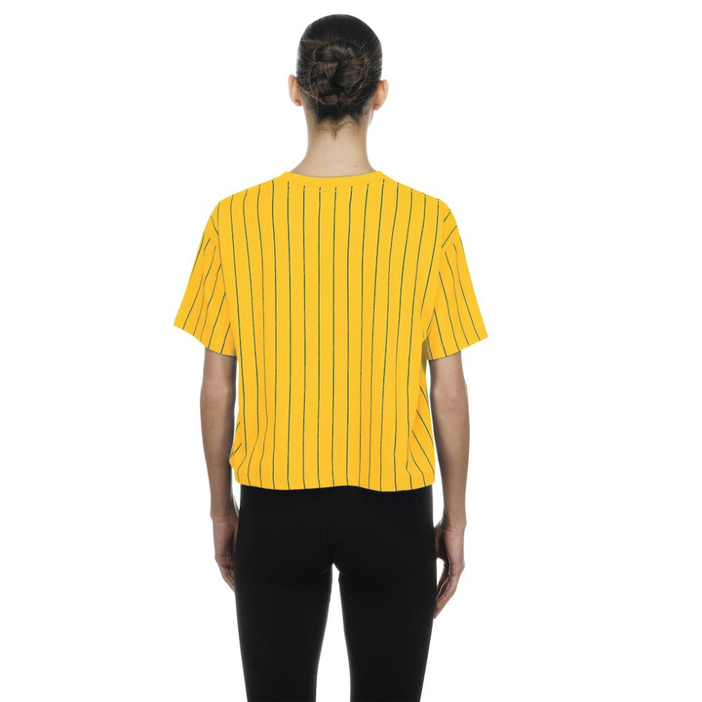 Boston Red Sox New Era Women's 2025 City Connect Pinstripe T-Shirt Clearance