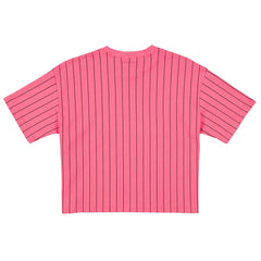 Miami Marlins New Era Women's 2025 City Connect Pinstripe T-Shirt On Sale